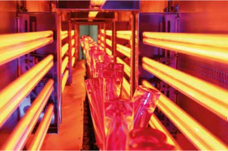 Comparing Shortwave Medium wave and Twin tube IR Lamps for Metal Powder Curing